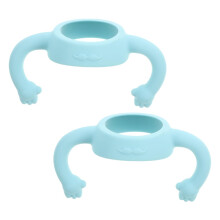 Universal Baby Bottle Handle Grip, 2pcs Silicone Holder with Ergonomic NonSlip Design for Feeding