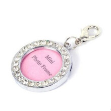 Engraved Pet ID Tag for Dogs and Cats with  Bone Design Collar Charm
