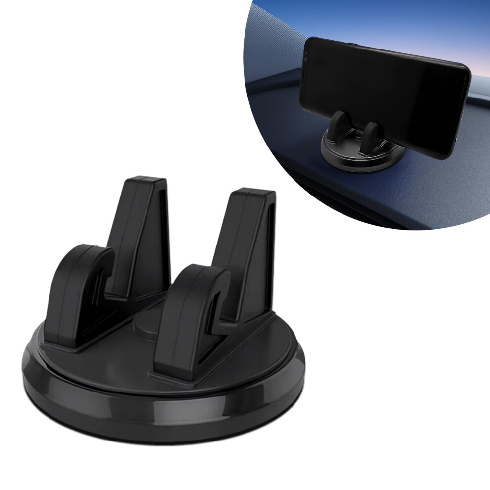 Universal 360 Rotatable Car Phone Holder With Strong Grip Self Adhesive Dashboard Mount Black 9164114427908