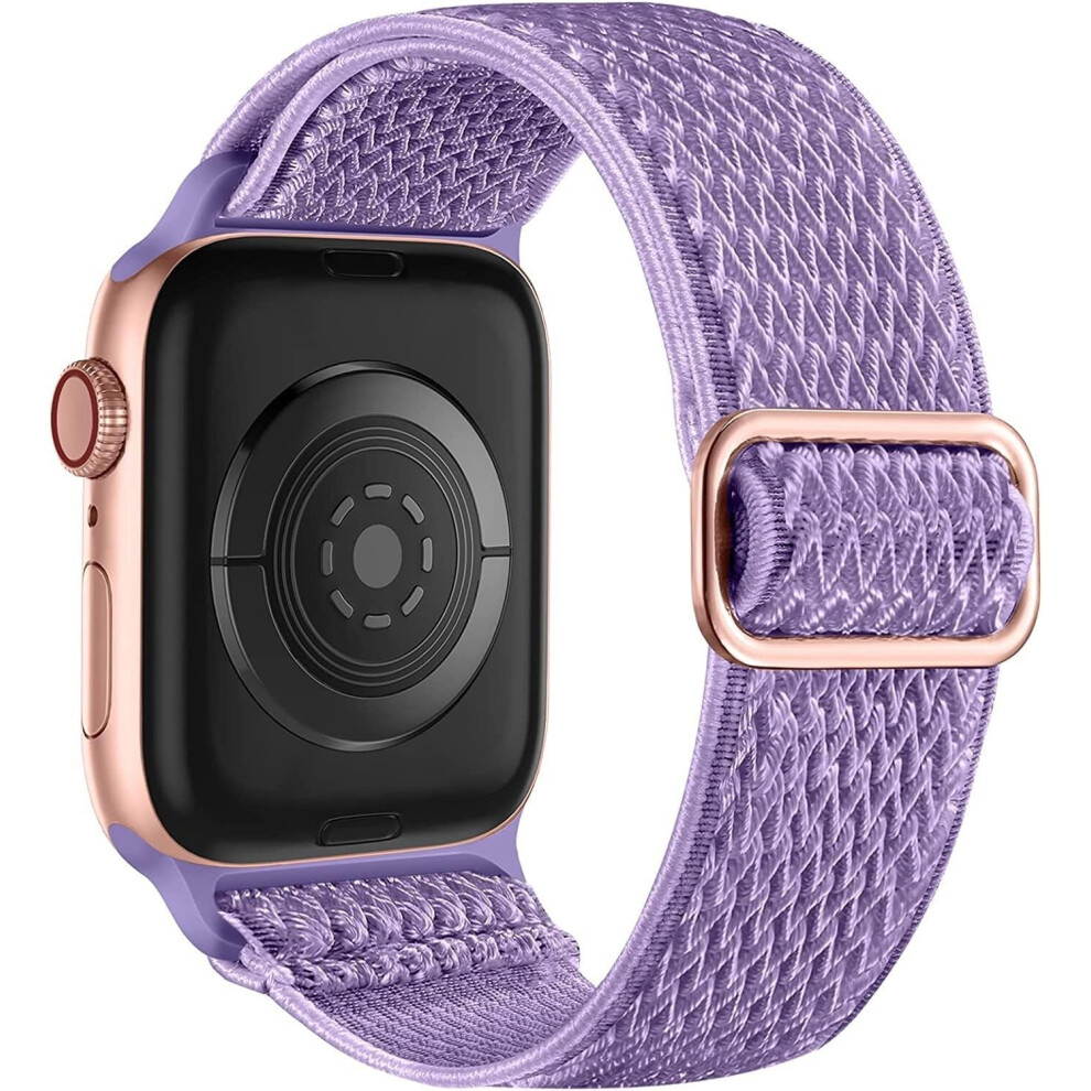 Lavender 42Mm 44Mm 45Mm 49Mm Adjustable Secure Fit Watch Band For Apple Watch Series 110 Purple 9365369601604