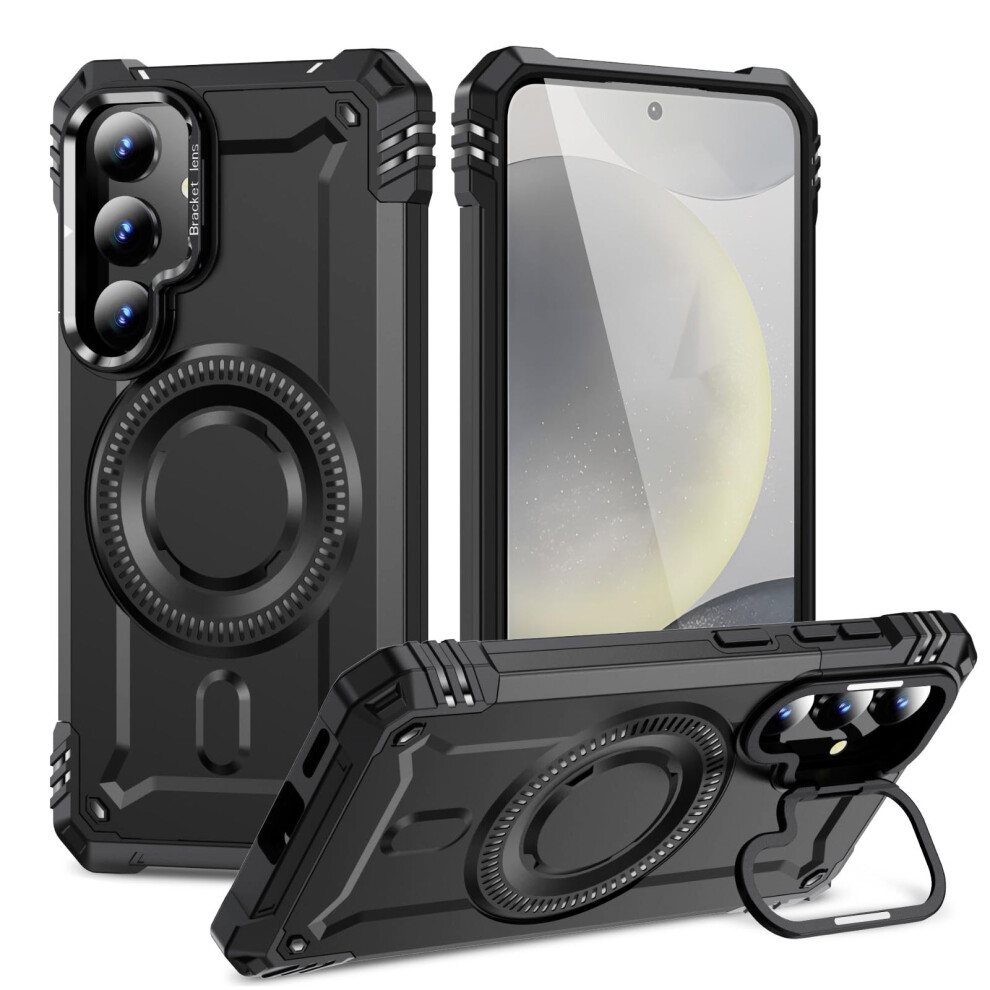 Magnetic Shockproof Case With Kickstand Magsafe Compatible For Samsung Galaxy S25 Plus/S24 Plus 9164114428202