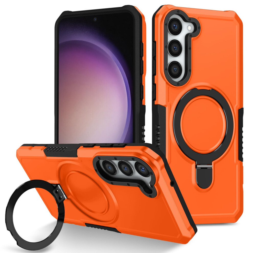Shockproof Case With Sliding Camera Cover And Magnetic Kickstand For Samsung Galaxy S24 Plus 9365369601833