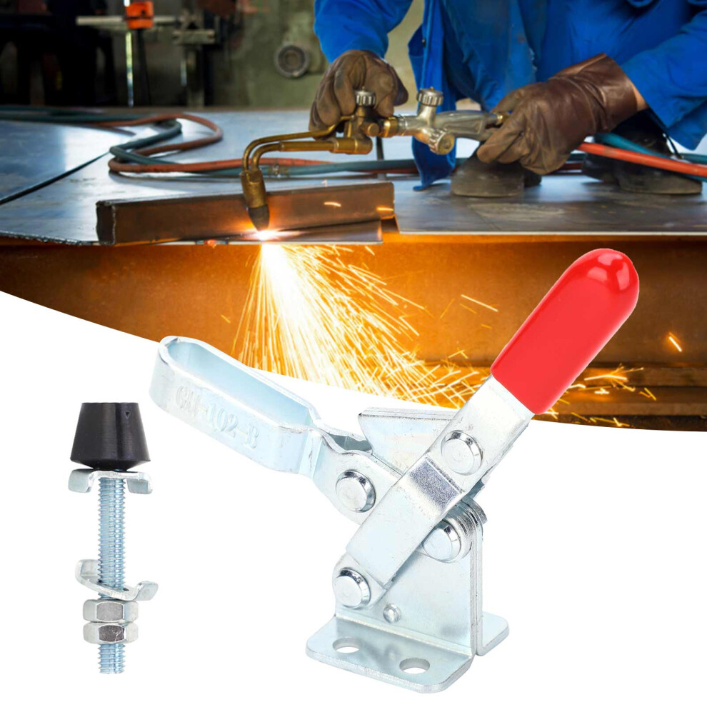 Gh-102-B 2Pcs Welding Toggle Clamp Adjustable Horizontal Fixture Hand Tools 6921382505270