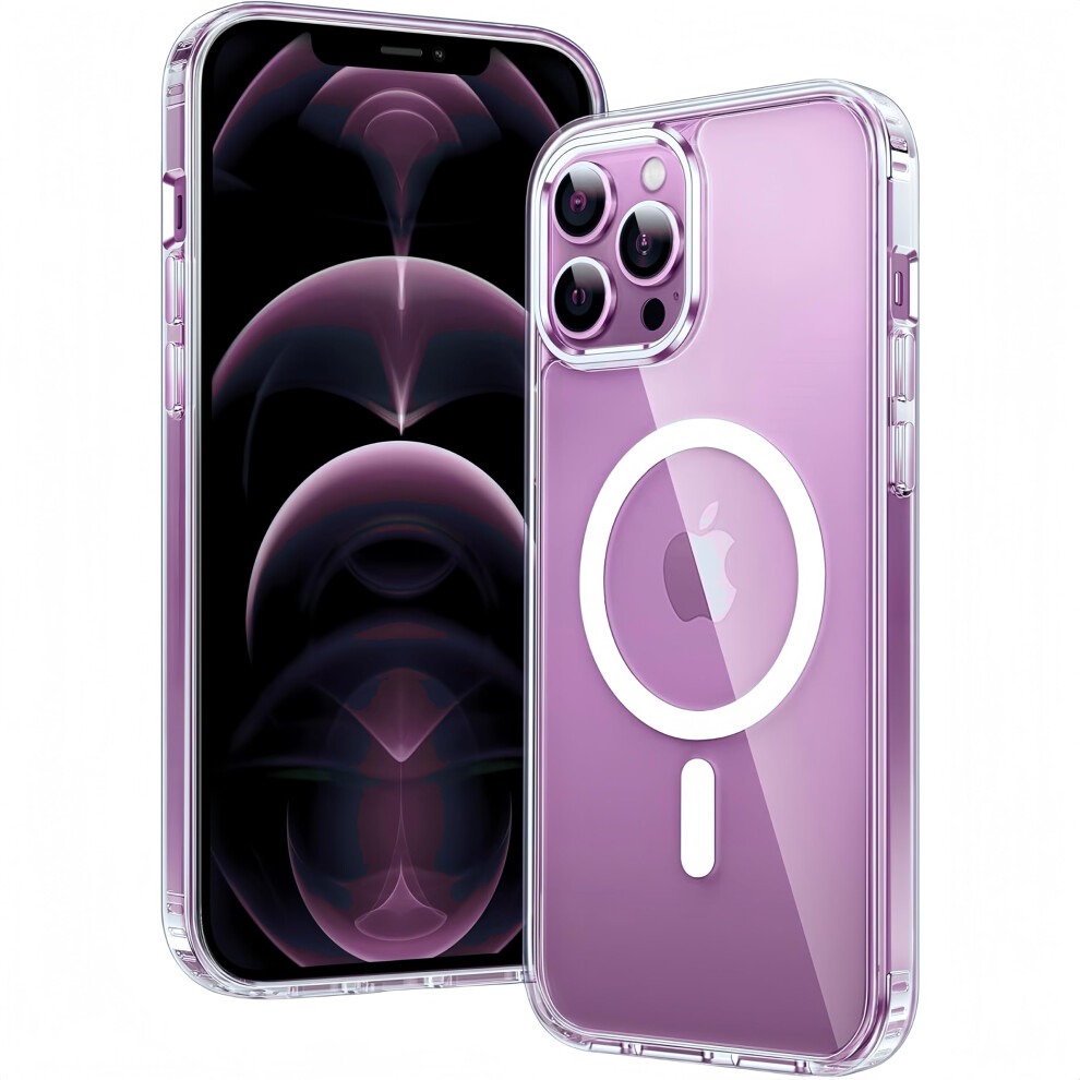 Clear Shockproof Slim Transparent Cover Case With Magnetic Charging Alignment For Magsafe Iphone 13 Pro Max 9164114428493