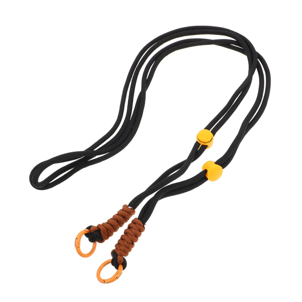 Adjustable Crossbody Phone Strap Lanyard For Women And Men, Secure Woven Shoulder Strap For Hands Carry Black 9164114430403