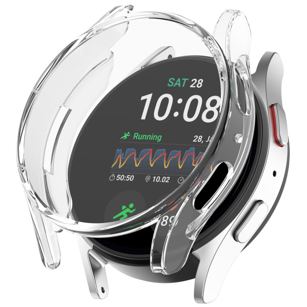 Clear Tpu Case With Builtin Screen Protector, Scratchresistant Cover For Galaxy Watch 7 44Mm 9365369603585