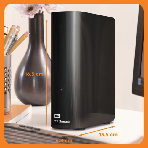 Western Digital Disque dur externe WD Elements Desktop 8 To USB 3.2 Gen 1 Noir 2
