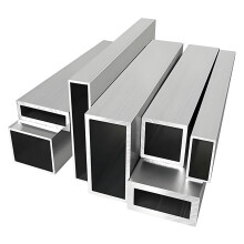 2 Pack 30x30mm 6063 Aluminum Square Tube 500mm Smooth Finish Hollow Tubing for DIY and Metal Frame
