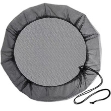 Rain Barrel Mesh Cover 47 Inch TearResistant Net with Drawstring for Outdoor Rainwater Collection