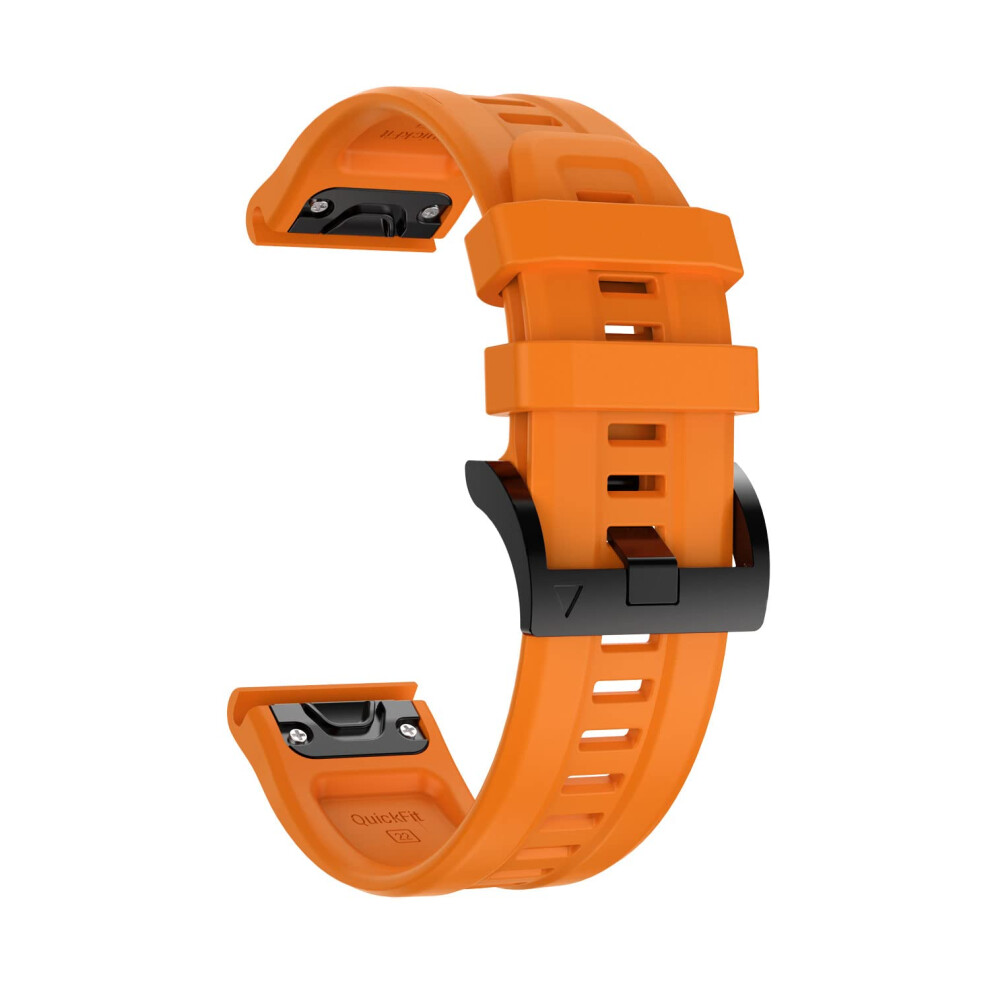 Silicone Quick Release Watch Band 26Mm 22Mm For Garmin Fenix 7X 6X Pro And Instinct 2 9164114433626