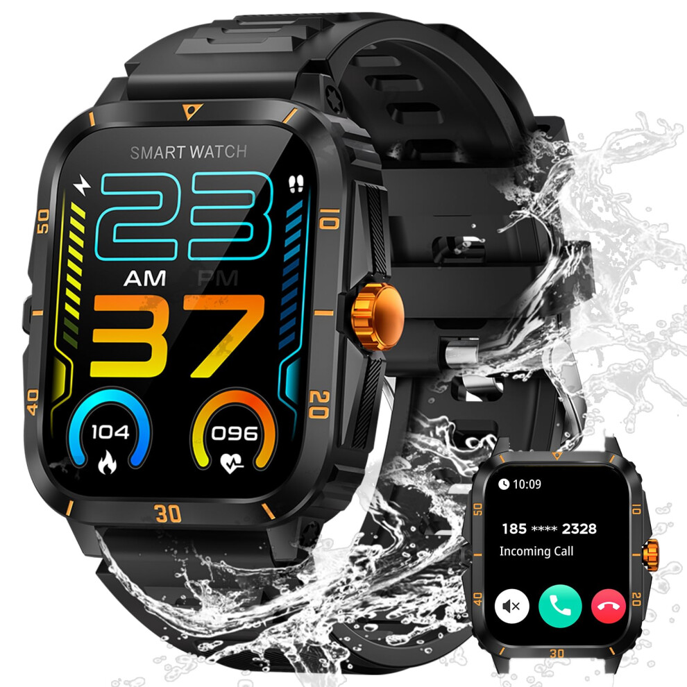Smart Watch With Bluetooth 5.3 Calling, 3Atm Waterproof, 1.96' Hd Fitness Tracker For Android Ios 9164114434234