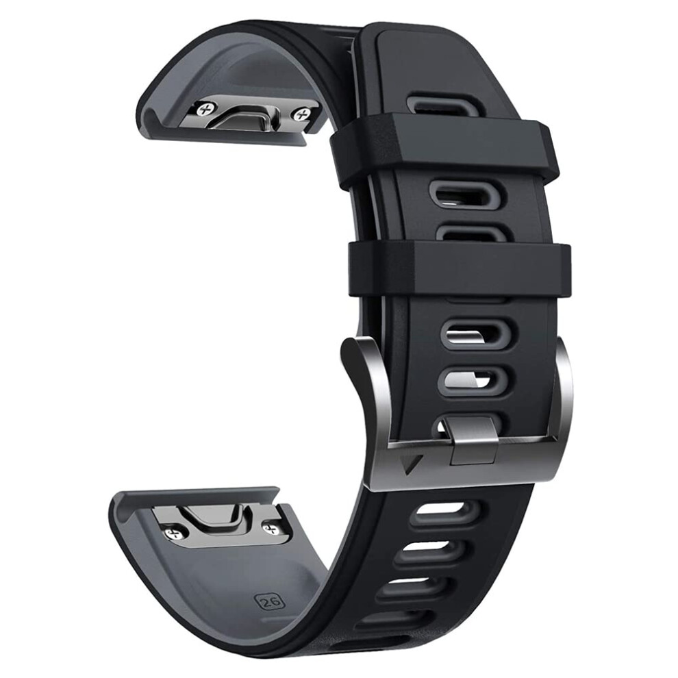 26Mm Stainless Steel Quickfit Watch Band For Garmin Fenix 6X Pro, Fenix 7X Epix Replacement 9164114435118