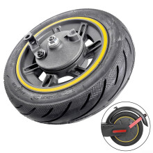 Front Wheel Assembly with Reliable Drum Brake and 10 Inch Tubeless Tyre for Ninebot Max G30