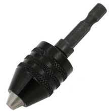 1/4 Inch Hex Shank Keyless Drill Chuck Adapter Quick Change Converter 0.36.5mm for Power Tools