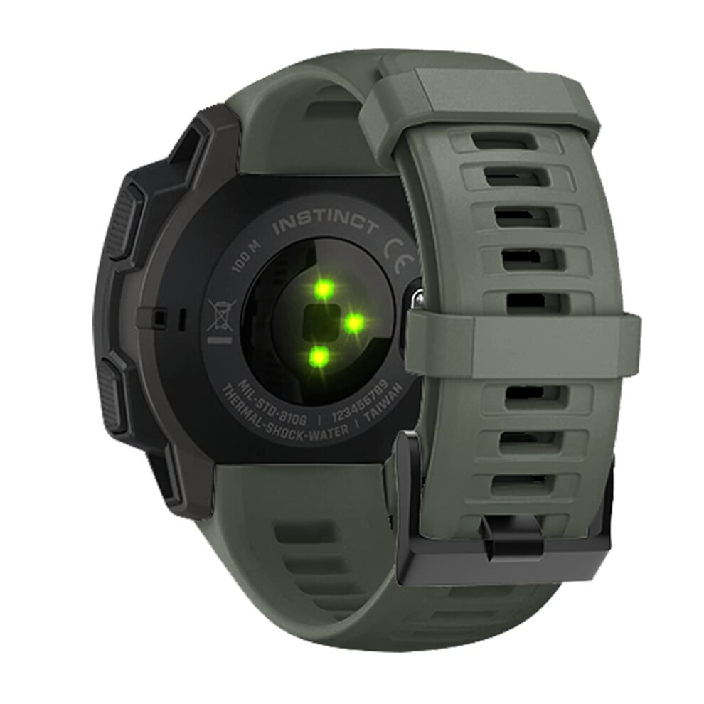 Quick Release Silicone Strap Watch Band For Garmin Instinct Tide Solar Tactical 9164114435712