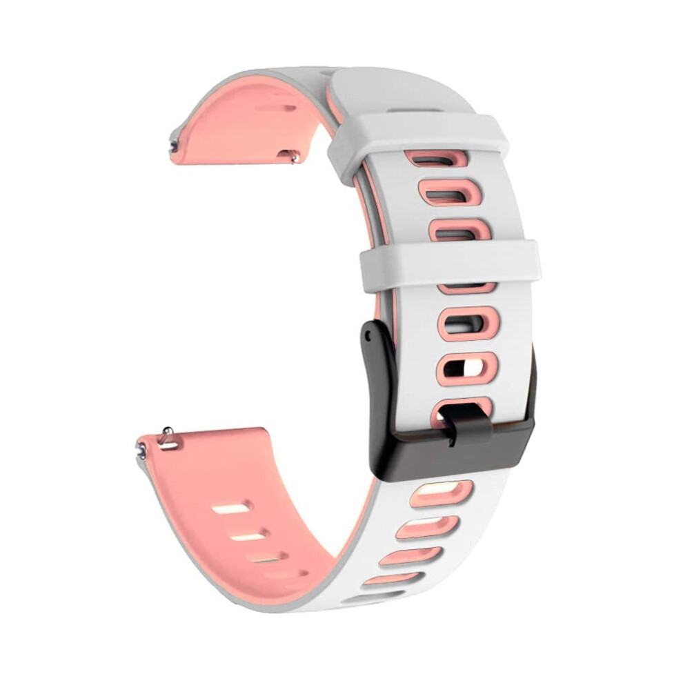 20Mm Silicone Replacement Watch Band Strap With Quick Release And Adjustable Fit For Garmin Vivoactive 3 9164114436139