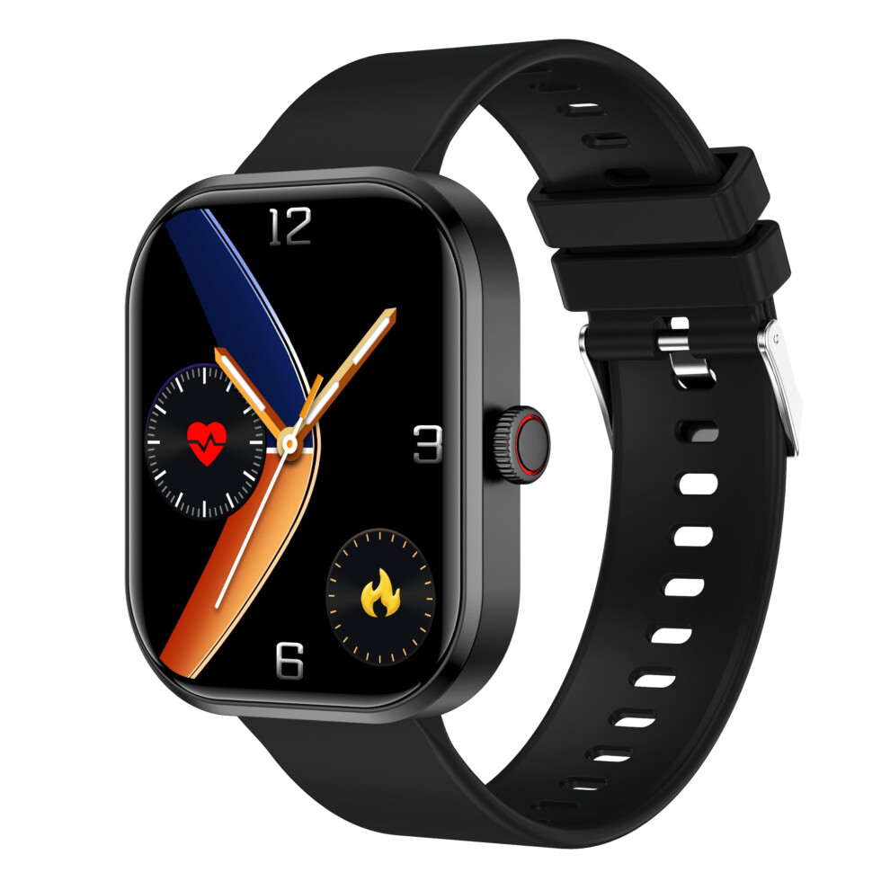 Smart Watch With Bluetooth Calling, 2.01' Waterproof Fitness Tracker For Android Ios, Heart Rate Black 9164114436443