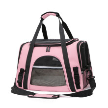 Breathable Pet Carrier with Mesh and Soft Plush Pad for Small Dogs and Cats Travel Under 10kg