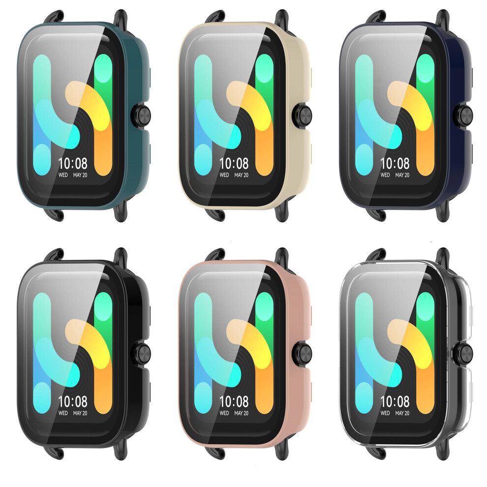 Smartwatch Screen Protector Case For Haylou Rs4 Plus Ls11 Ls12, Full Coverage Hd Tempered Glass Frame 9164114436917
