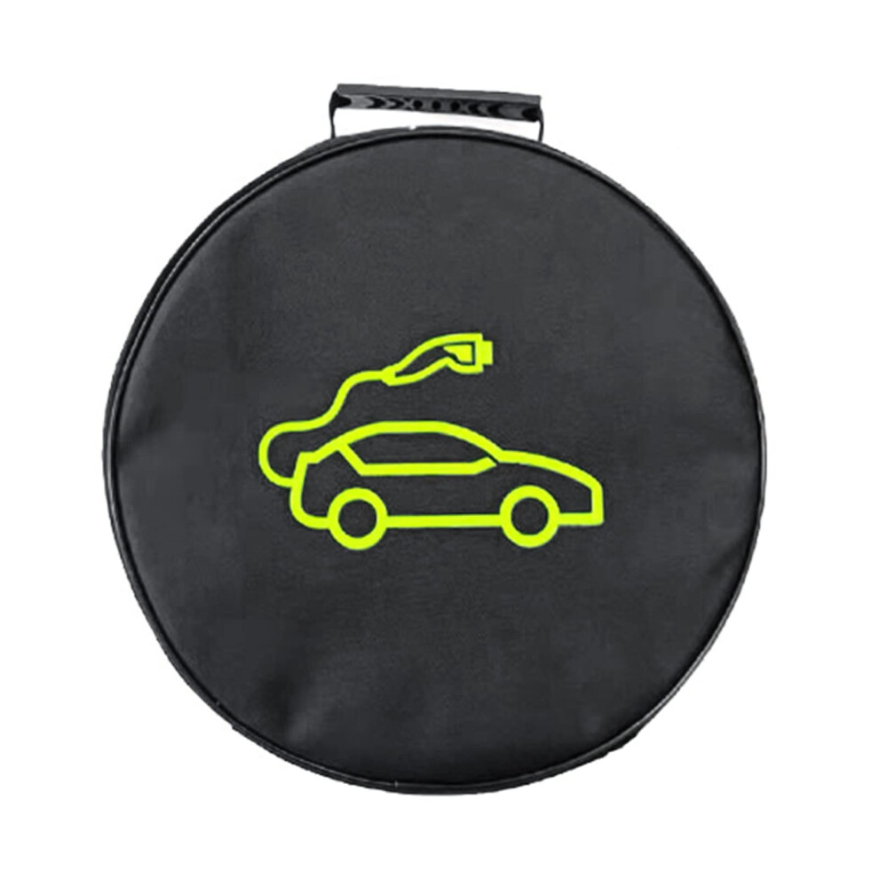 Ev Charging Cable Storage Bag Waterproof Flame Retardant Large Capacity Electric Vehicle Organizer 9164114437228