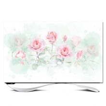 TV Dust Cover Waterproof Dustproof Protector for 32 Inch Flat Screen Monitor Indoor Bedroom (W80xH50CM, Color B)