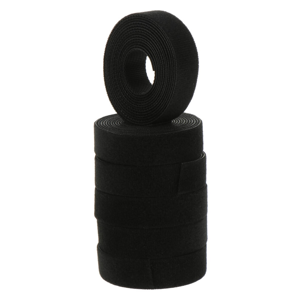 Cable Management Straps 6 Rolls Reusable Hook And Loop Ties Color Coded For Home And Office 9164114438577