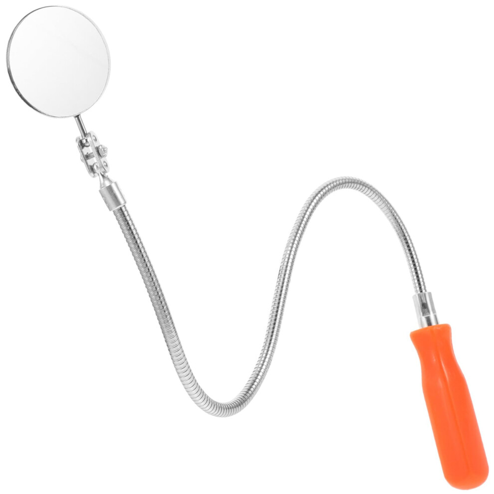 Telescoping Inspection Mirror With Led 360 Rotating Foldable Tool For Vehicle And Mechanics Light 9365369610286