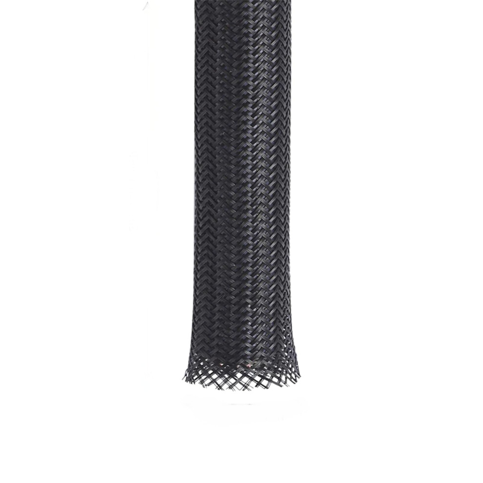 Cable Management Sleeve 1/2 Inch Pet Expandable 100Ft Black For Cable Clutter Reduction And Durable Protection 9099447344137
