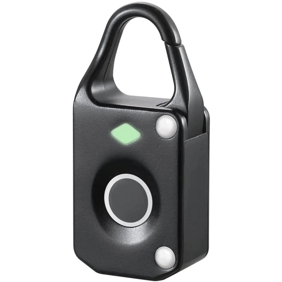 Fingerprint Padlock Waterproof Dustproof Usb Rechargeable Biometric Lock For Travel Suitcase Locker 9164114440679