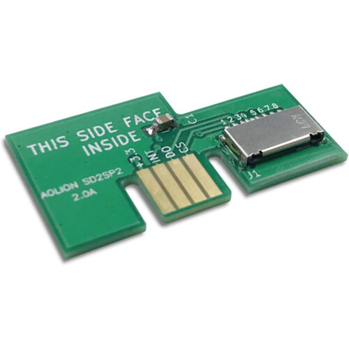 SD2SP2 Adapter for GameCube Micro SD Card Reader Green Console Expansion Compatible 2