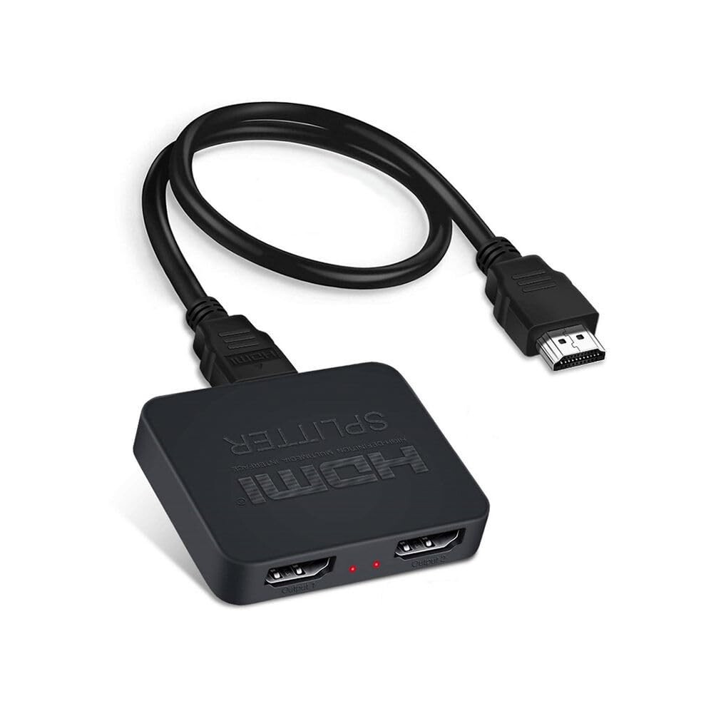 4K Hdmi Splitter 1 In 2 Out For Dual Monitors, Ultra Hd Mirror Display For Ps5 Xbox Tv Pc Laptop 9164114441423