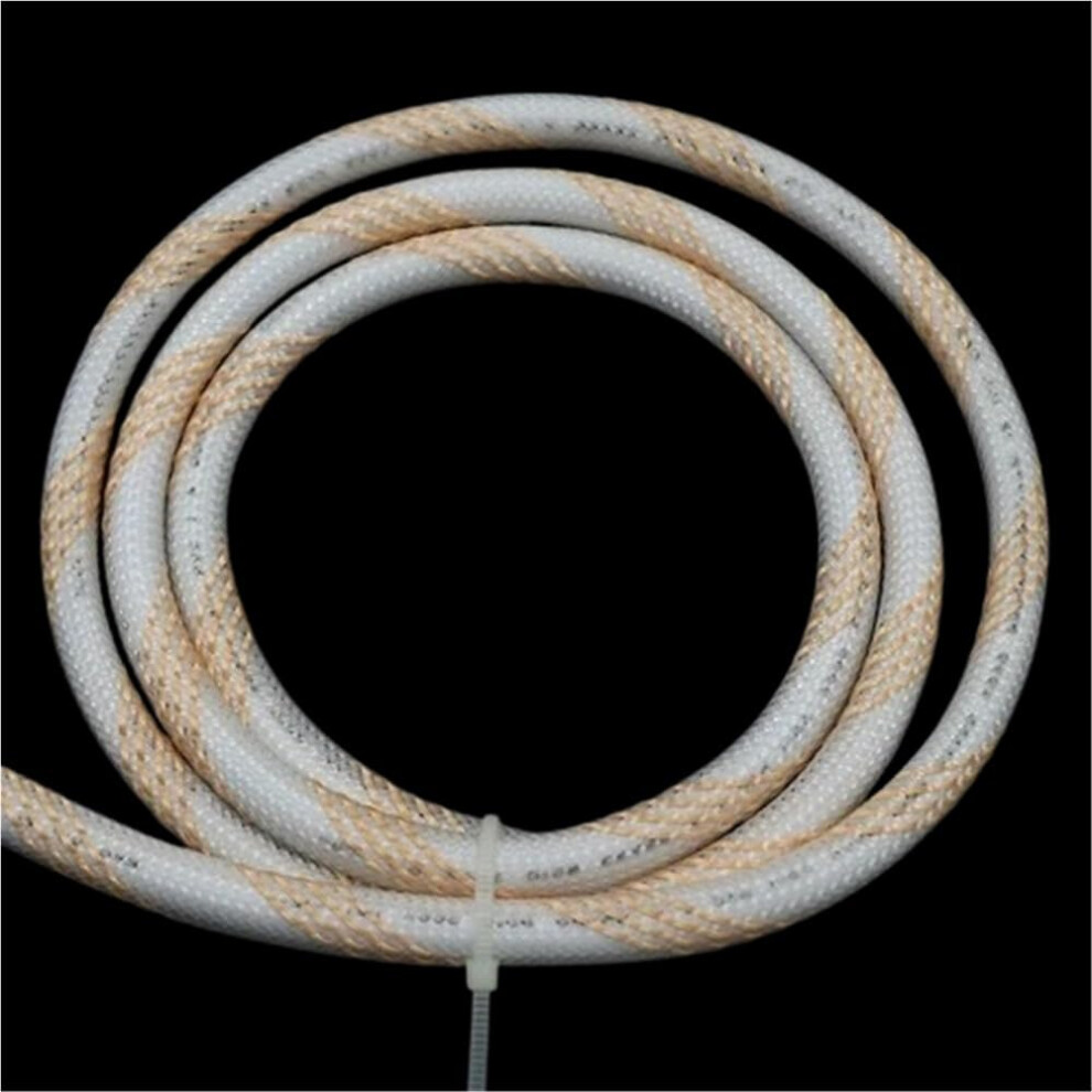 Clear Gold Pet Braided Cable Management Sleeve, 10Mm X 30M Expandable Wire Loom Protector 9365369611986