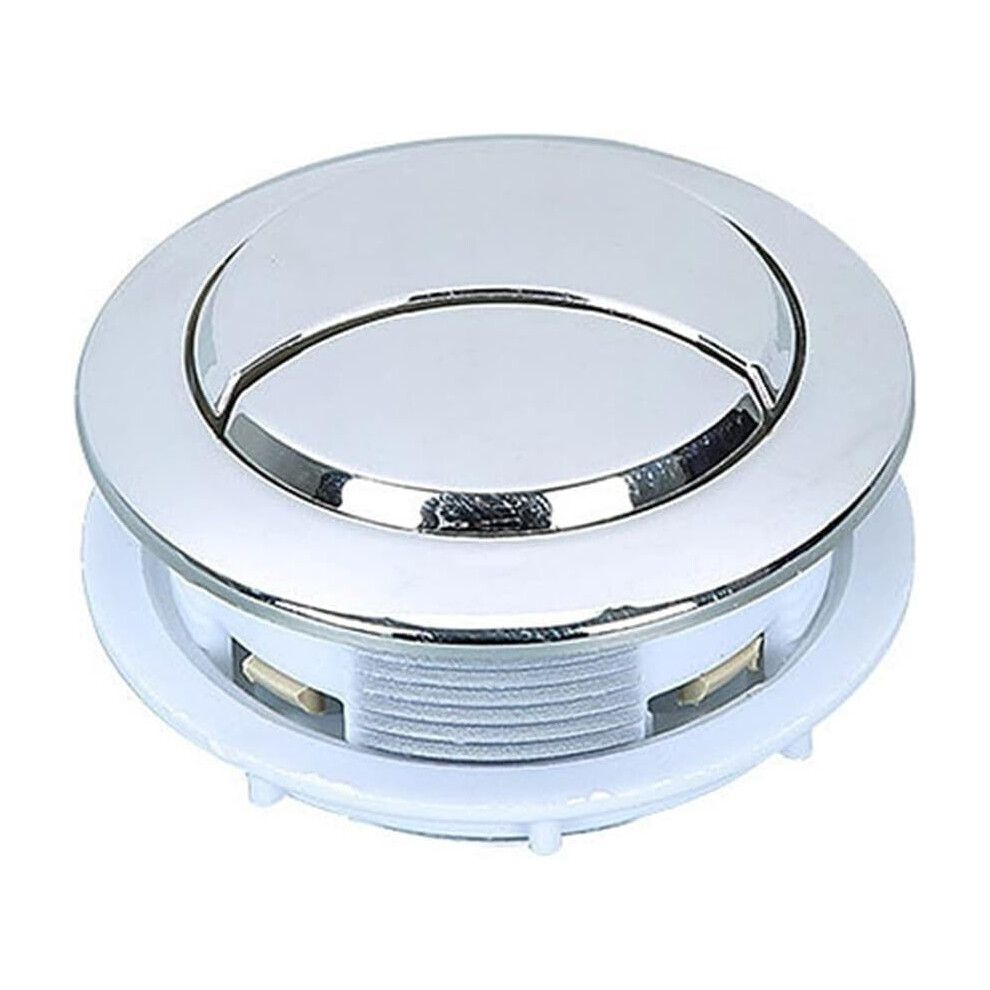 Toilet Flush Button Round Abs Plastic 58Mm 48Mm Install For Water Tank Replacement 9174973756873