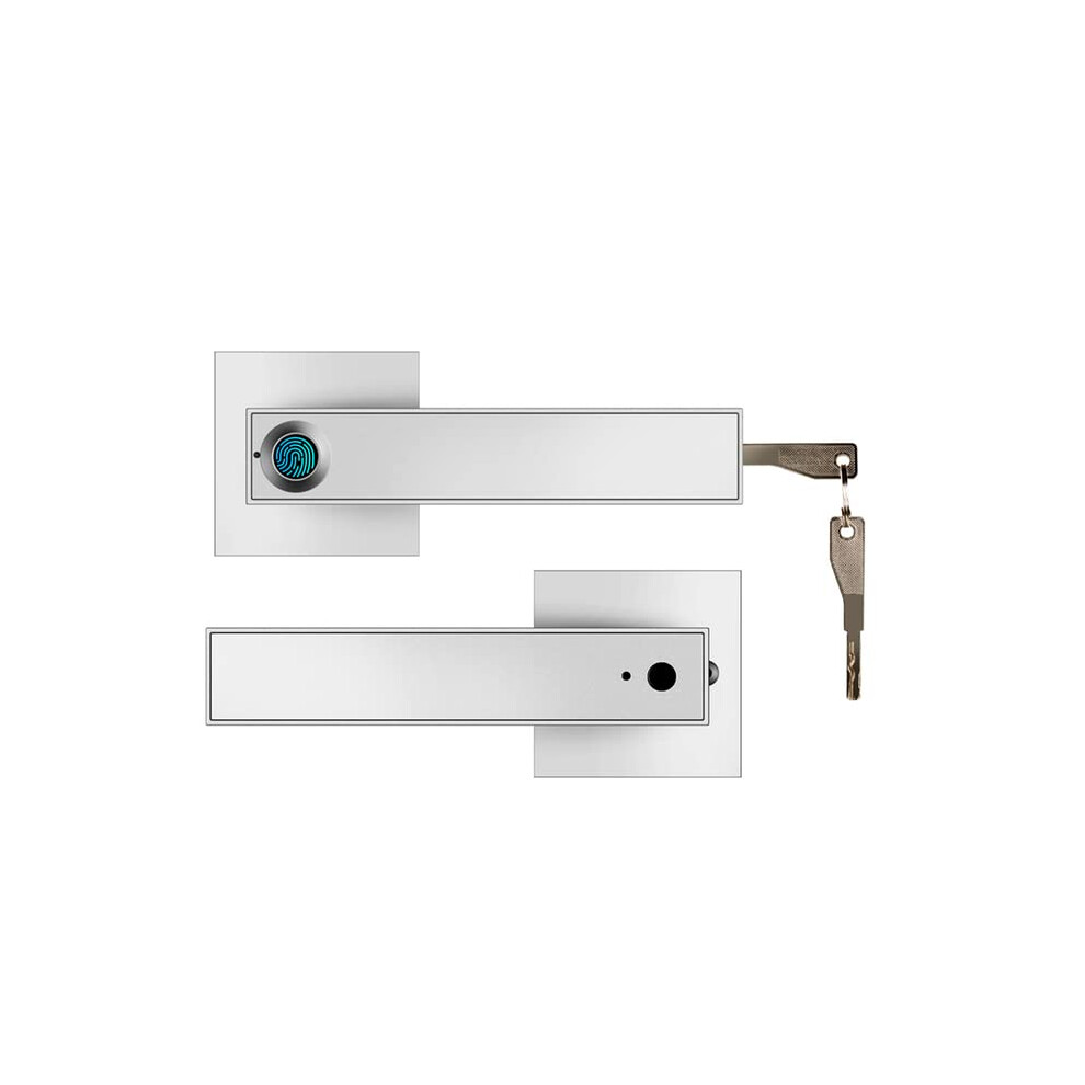 Fingerprint Door Lock With Fast Biometric Unlock, Usb Rechargeable, Zinc Alloy For Home And Office 9164114441805