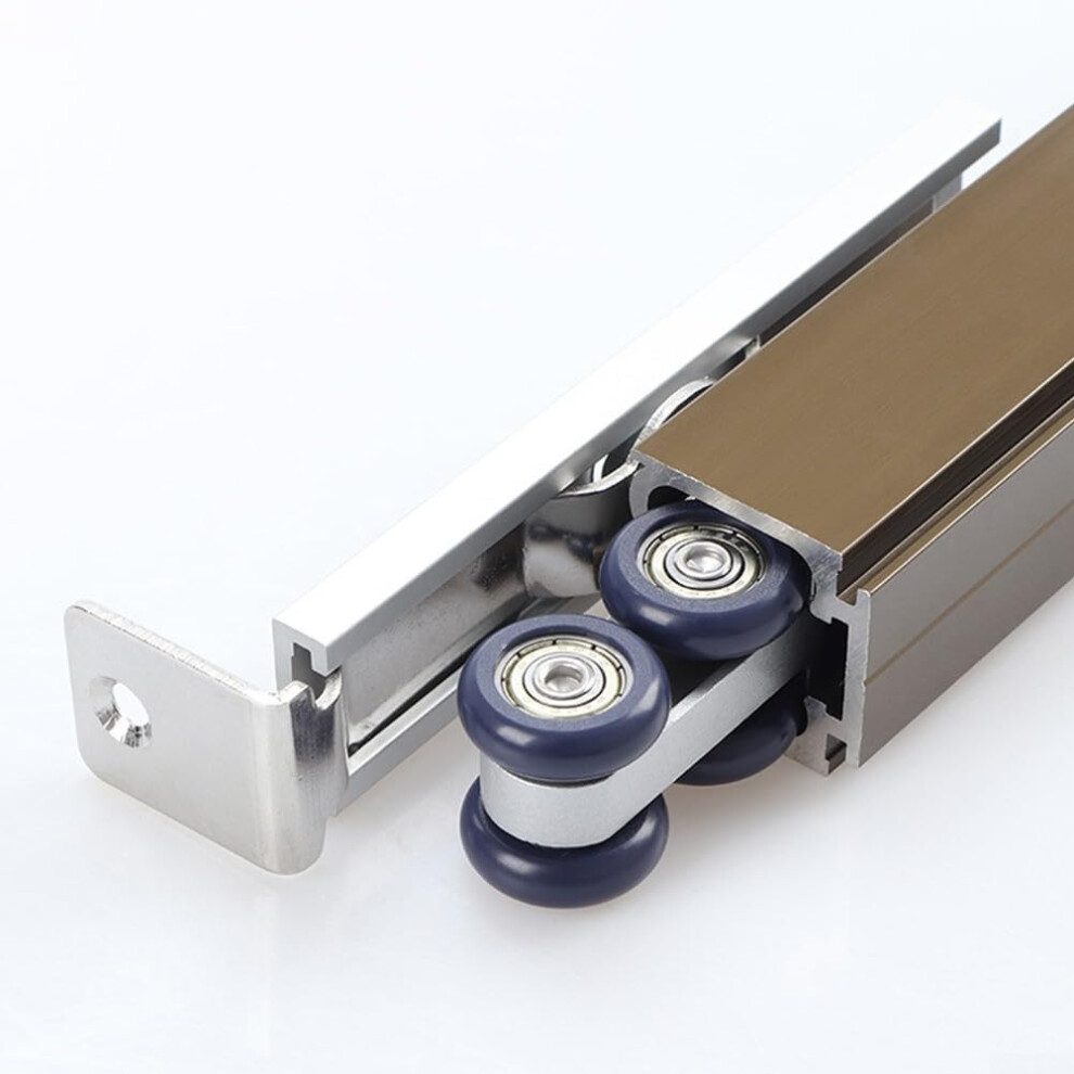 Heavy Duty Sliding Door Pulley With Bidirectional Buffer And Noise Reduction For Wooden Doors 100Kg 9053599241867