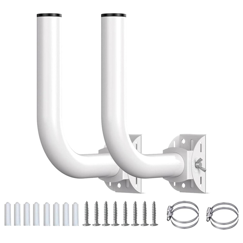 Wireless Bridge Mount 2Pcs 150 Adjustable Stainless Steel J Pole Antenna Bracket With Gear Lock For Outdoor Installation 9113335162068