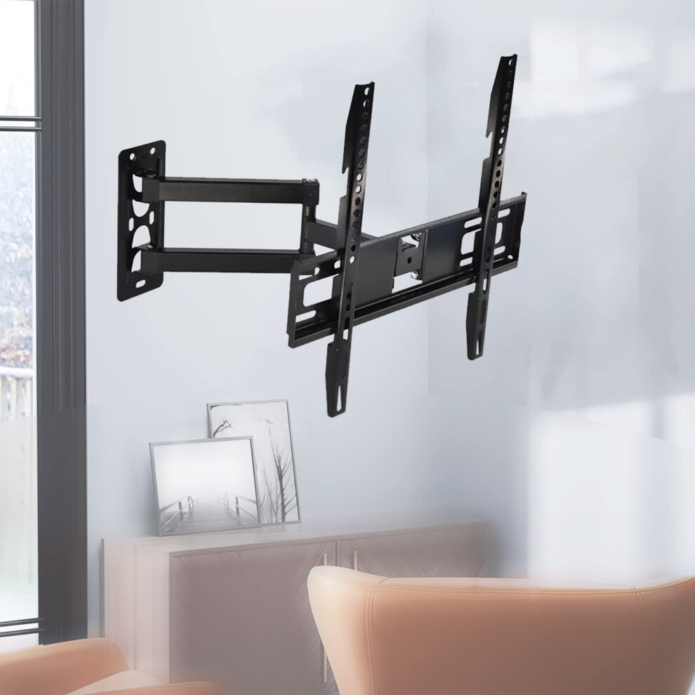 Full Motion Tv Wall Mount 2655 Inch With 180 Swivel And 13 Tilt, Vesa 400X400mm Slim Profile 9164114442963