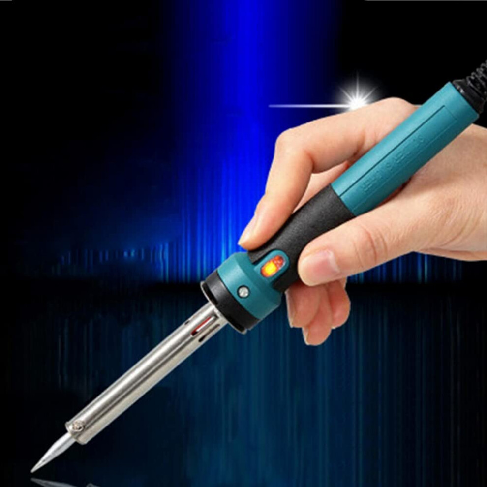 Soldering Iron Kit 60W Adjustable Temperature 200450 With 5 Tips And Stand For Electronics 9053599242734