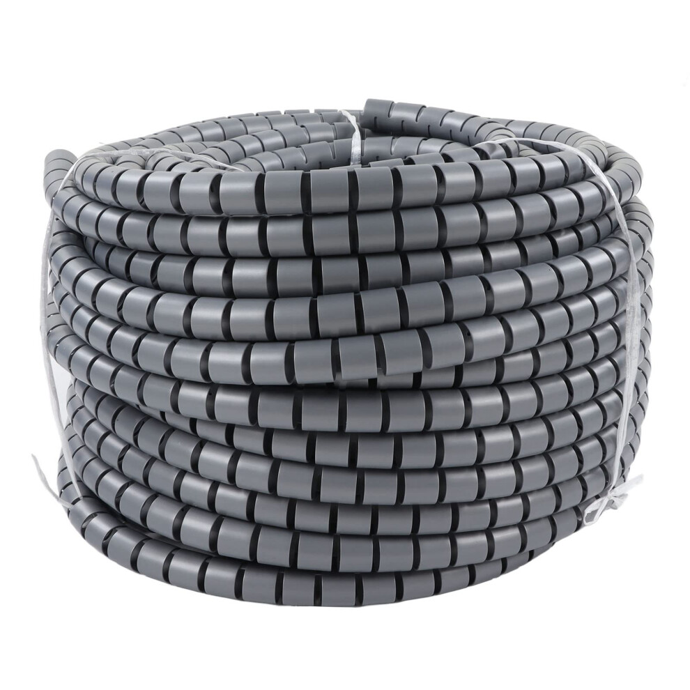 Cable Management Sleeve Spiral Cable Wrap 32Mm 30M Durable Flexible Wire Organizer For Appliances 9365369613461