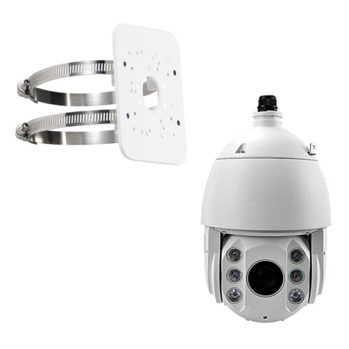 CCTV Camera Mount RustResistant Adjustable Bracket for Outdoor Wall and Pole Security 1