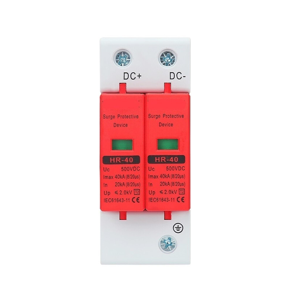 Dc Surge Protection Device 500V With Earth Leakage Detection For Photovoltaic Solar Pv Systems 9164114444608