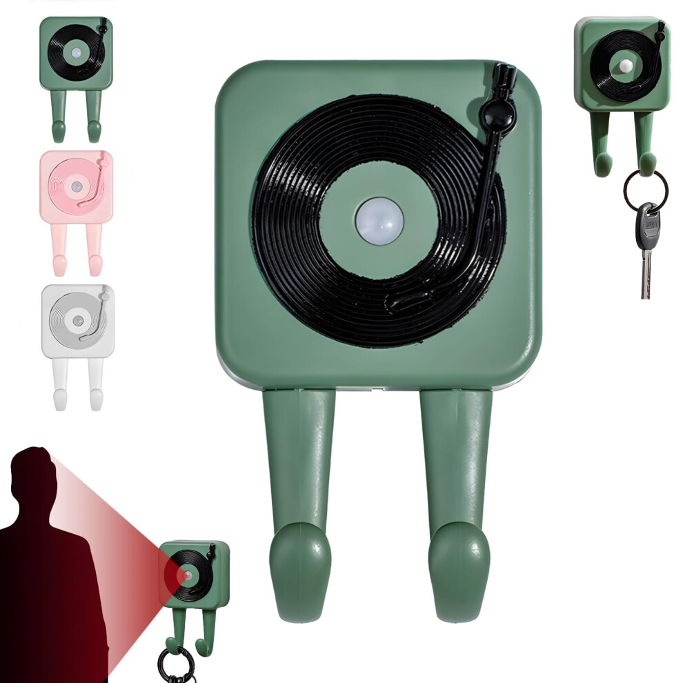 Voice Reminder Device With Smart Infrared Motion Sensor Alarm, Recordable Voice Alerts, Green 9164114444660