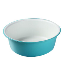 Plastic Wash Basin Thickened Durable Design for Laundry, Bath, Baby Washing, Face and Clothes Cleaning White 33.5x11.5cm
