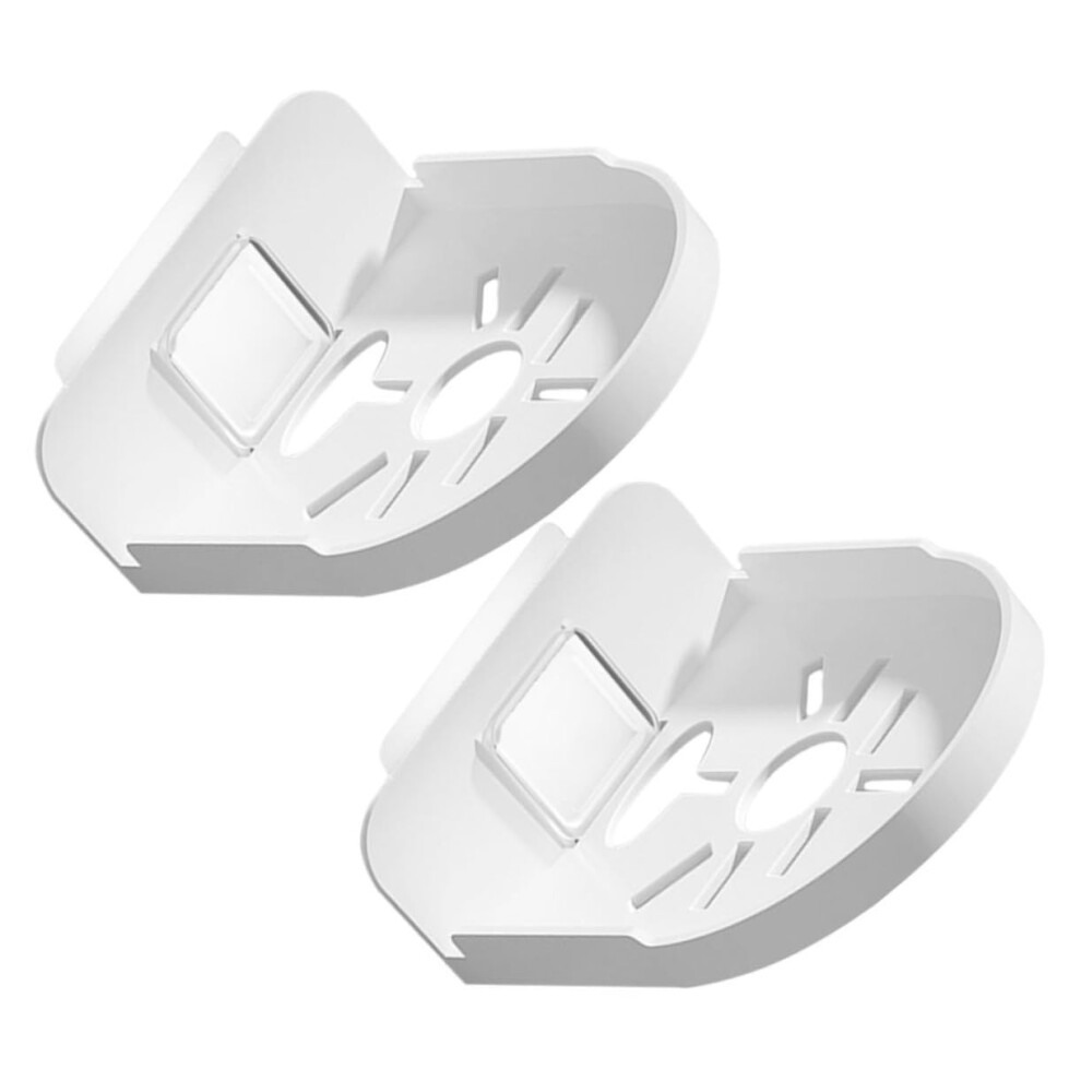 2Pcs Wall Mounted Floating Shelves For Security Camera And Speakers, Nodrill Spacesaving Design 9365369614437