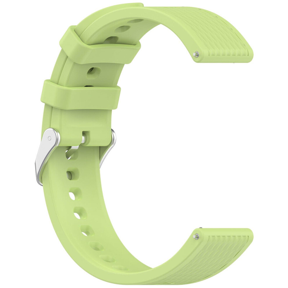 Silicone Watch Band 18Mm Breathable Replacement Strap With Stainless Buckle For Smartwatch 9164114444875