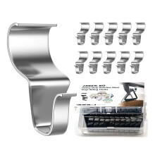 Vinyl Siding Hooks Heavy Duty Outdoor Wall Clips for Wreaths Flags Lights Porch Decor (10 Pcs)