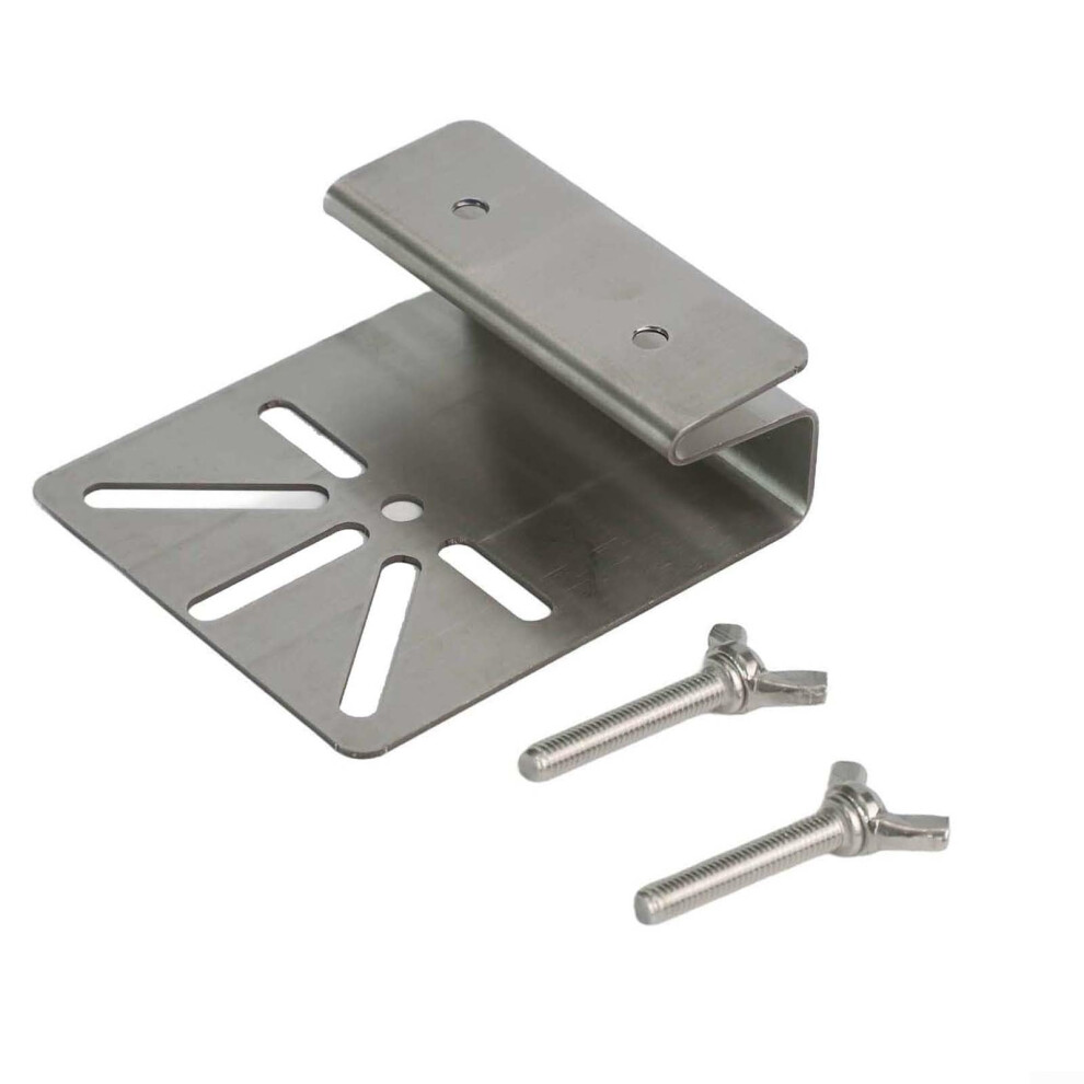 Gutter Mount Camera Bracket Weatherproof Metal For Eufy Solocam S340 E30 Solar Security Silver 9365369614482
