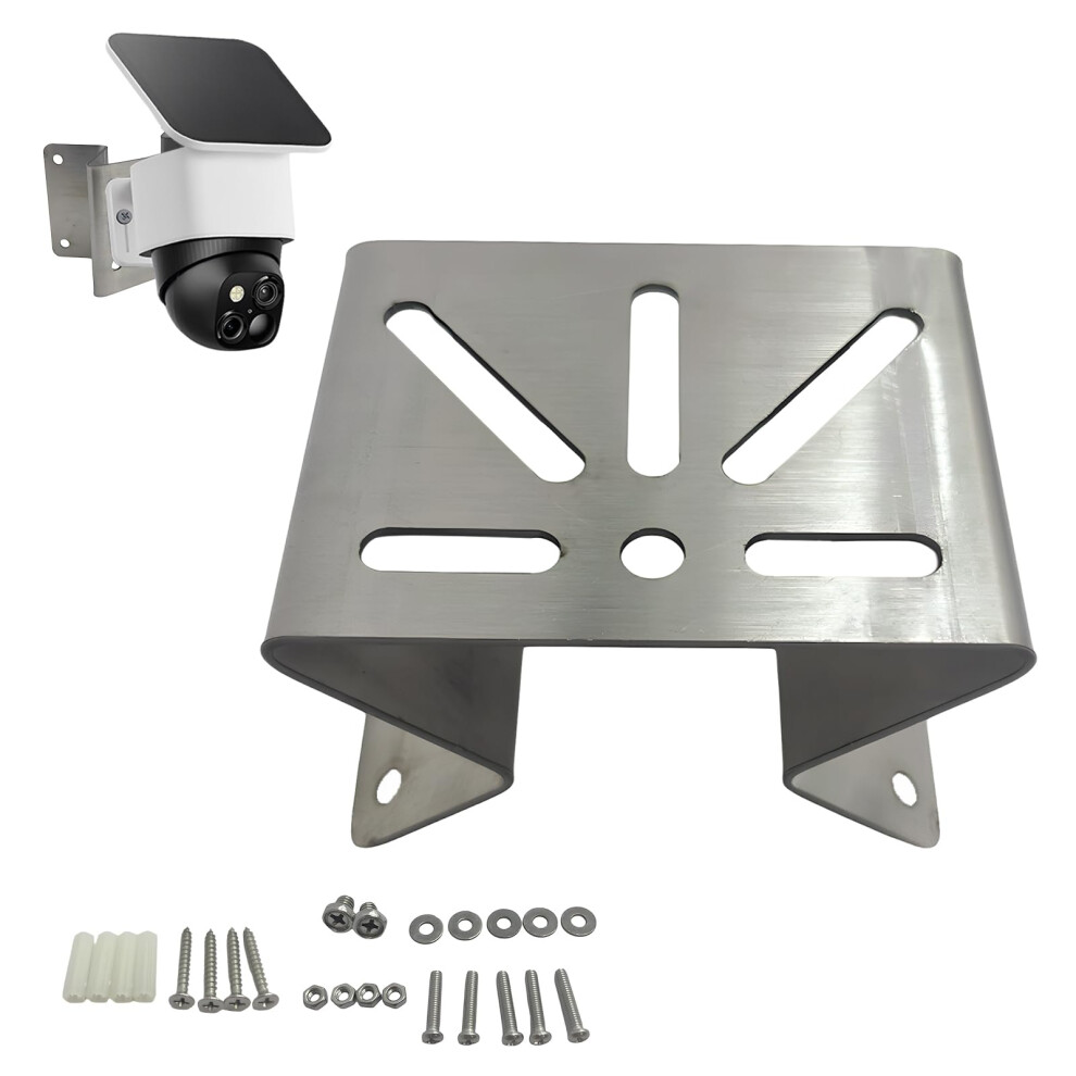 Security Camera Mount Bracket Stainless Steel Corner For Ptz Outdoor Indoor 270 Wide Coverage White 9365369615069