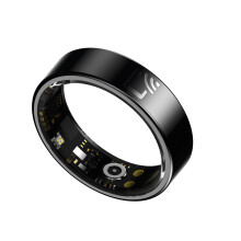 NFC Smart Ring with Heart Rate, Sleep and Step Tracking, IP68 Waterproof Ceramic Fitness Ring Size: 10