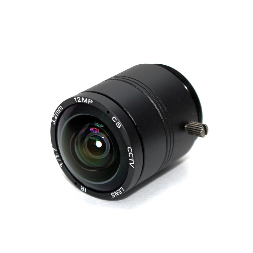 4K Cctv Camera Lens 12Mp 3.2Mm 150 Wide Angle Fixed Cs Lens For Security Surveillance 9164114446671